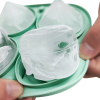Ice Cube Tray;  2.5inch Ice Cube Molds;  2 Cavity Silicone Rose & 2 Diamond Ice Ball Maker - green 1