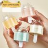 4pcs New Creative Dual-Purpose Lollipop Shaped Ice Hockey Ice Cube Mold Whiskey Household Round Ball Ice Maker - Four Combinations
