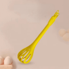 1pc; Multifunctional 3-in-1 Egg Whisk Food Holder Noodle Holder Baking Tool Egg Stirrer Manual Whisk 1 Pack 11.02''×2.76'' - Yellow