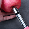 Apple Corer Pitter Pear Bell Twist Fruit Stoner Pit Kitchen Easy Core Seed Remove Tool Gadget Remover pepper Eight colors - pink