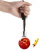 Apple Corer Pitter Pear Bell Twist Fruit Stoner Pit Kitchen Easy Core Seed Remove Tool Gadget Remover pepper Eight colors - black