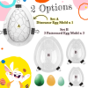 3D Chocolate Mold For Baking Chocolate Candy Confectionery Cake Decoration Tools Polycarbonate Chocolate Mould Pastry Bakeware - Set B - 3 Mold Set