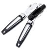 Handheld Manual Can Opener With Sharp Cutting Wheel Blade Lid Cap Openers - Black