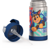 Thermos Kids Stainless Steel Vacuum Insulated Funtainer Straw Water Bottle, Paw Patrol, 12 fl oz - Thermos