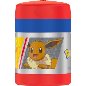 Thermos Vacuum Insulated Funtainer Food Jar with Spoon, Pokémon, 10 ounce - Thermos