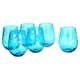 Better Homes & Gardens Luster Hammered 19-Ounce Rainbow Stemless Wine Glass, 6 Pack - Better Homes & Gardens