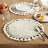 Better Homes & Garden Lauren Placemat, Natural, 16" Round, 1 Piece - Better Homes & Garden