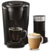 K-Latte Single Serve K-Cup Coffee and Latte Maker, Black - Black