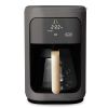 14-Cup Programmable Drip Coffee Maker with Touch-Activated Display, White Icing by Drew Barrymore - oystergrey