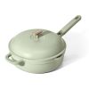All-in-One 4 QT Hero Pan with Steam Insert, 3 Pc Set, Sage Green by Drew Barrymore - sagegreen