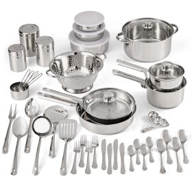 Stainless Steel Cookware and Kitchen Combo Set - 52