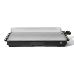 XL Electric Griddle 12" x 22"- Non-Stick, Black Sesame by Drew Barrymore - blacksesame
