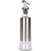 1PC Glass Seasoning Bottle Oil Bottle Stainless Steel Sheath Oil Pot Oil Pot Set Vinegar Bottle Soy Sauce Bottle Kitchen Supplies - 500ML