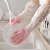 1 Pair Of Thermal Dishwashing Gloves; Thick And Durable; Waterproof Non-slip; Protective; Random Color - 1 Pair