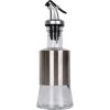 1PC Glass Seasoning Bottle Oil Bottle Stainless Steel Sheath Oil Pot Oil Pot Set Vinegar Bottle Soy Sauce Bottle Kitchen Supplies - 500ML