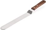 4pcs Home/Kitchen Stainless Baking Spatula Utensils Curved Butter Knife Cake Spatula Kits - New