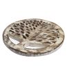 WILLART Wooden Tea Pot Trivet | Teapot Coaster | For Hot Pots; Pans; Dishes | Kitchen; Table Decor; Accessory (Set of 2 Coasters) - 2-PC set