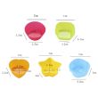 Colorful Shaped Nonstick Silicone Cupcake Molds, Reusable Heat Resistant Baking Liners - round