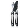 Handheld Manual Can Opener With Sharp Cutting Wheel Blade Lid Cap Openers - Black