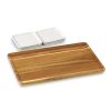 Better Homes & Gardens 6 Piece White Porcelain Grazing Board with Acacia Wood - Better Homes & Gardens