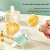 4pcs New Creative Dual-Purpose Lollipop Shaped Ice Hockey Ice Cube Mold Whiskey Household Round Ball Ice Maker - Four Combinations