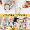 Food Storage Sealing Clips With Pour Spouts; Kitchen Chip Bag Clips; Plastic Cap Sealer Clips; Great For Kitchen Food Storage And Organization - Green
