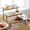Better Homes & Gardens White Porcelain 3 Tiered Serve Set - Better Homes & Gardens