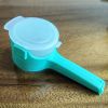 Food Storage Sealing Clips With Pour Spouts; Kitchen Chip Bag Clips; Plastic Cap Sealer Clips; Great For Kitchen Food Storage And Organization - Blue