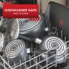 Easy Care 12-Piece Non-Stick Cookware Set, Pots and Pans - Gray