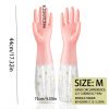 1 Pair Of Thermal Dishwashing Gloves; Thick And Durable; Waterproof Non-slip; Protective; Random Color - 1 Pair