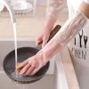 1 Pair Of Thermal Dishwashing Gloves; Thick And Durable; Waterproof Non-slip; Protective; Random Color - 1 Pair