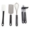 Kitchen In A Box 83-Piece Combo Set, Black - black