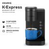 K-Express Essentials Single Serve K-Cup Pod Coffee Maker, Black - red