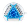 1pc 3 In 1 Peeler Stainless Steel Slicer Multifunctional Vegetable Cutter Portable Fruit Gadget Potato Grater Kitchen Accessories - Green
