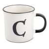 Thyme & Table Monogram C Stoneware Coffee Mug 16oz, White - Thyme & Table