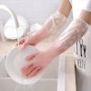 1 Pair Of Thermal Dishwashing Gloves; Thick And Durable; Waterproof Non-slip; Protective; Random Color - 1 Pair