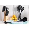 Essential Total Kitchen 83-Piece Combo Set, White - Black