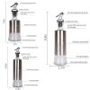1PC Glass Seasoning Bottle Oil Bottle Stainless Steel Sheath Oil Pot Oil Pot Set Vinegar Bottle Soy Sauce Bottle Kitchen Supplies - 500ML