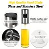 Reusable Glass Oil Sprayer - 100ml/3.5oz - Ideal for Cooking - Olive Oil Mister Spray Bottle - Dispenser Spray Bottle - Golden