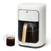14-Cup Programmable Drip Coffee Maker with Touch-Activated Display, White Icing by Drew Barrymore - oystergrey