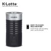 K-Latte Single Serve K-Cup Coffee and Latte Maker, Black - Black