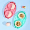 Pack Of 2 Dumplings Mold, Dumplings Quick Maker, Creatively Presses Dumplings, Skin Molds - Blue