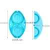 Pack Of 2 Dumplings Mold, Dumplings Quick Maker, Creatively Presses Dumplings, Skin Molds - Blue