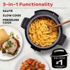 6QT Easy 3-in-1 Slow Cooker, Pressure Cooker, and Sauté Pot - A