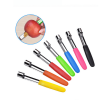 Apple Corer Pitter Pear Bell Twist Fruit Stoner Pit Kitchen Easy Core Seed Remove Tool Gadget Remover pepper Eight colors - black