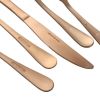 Better Homes & Gardens Alder 20 Piece Flatware Set - Rose Gold Matte Finish - Better Homes & Gardens