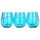 Better Homes & Gardens Luster Hammered 19-Ounce Rainbow Stemless Wine Glass, 6 Pack - Better Homes & Gardens
