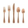 Better Homes & Gardens Alder 20 Piece Flatware Set - Rose Gold Matte Finish - Better Homes & Gardens