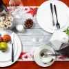 Muwago Christmas Stars Printing Resists Shrinkage Wrinkles Table Runner Firmer Literary Romance Christmas Party Table Decoration - customizable