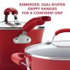15-Piece Classic Brights Nonstick Pots and Pans/Cookware Set, Red Gradient - Red Gradient